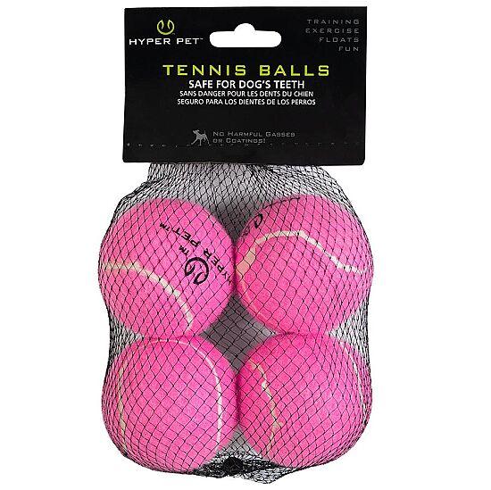 Hyper Pet 4'lü Pembe Tenis Topu (Orta Boy) - 2
