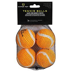 Hyper Pet 4'lü Turuncu Tenis Topu (Orta Boy) - Hyper Pet