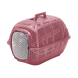 Imac Carry Sport Plastik Kapılı Evcil Hayvan Taşıma Çantası 48,5 x 34 x 32 Cm - Pembe - IMac