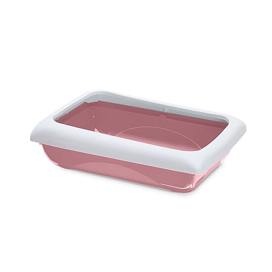 Imac Dodo Açık Kedi Tuvaleti 45,5 x 31 x 13,5 Cm - Pembe - 1