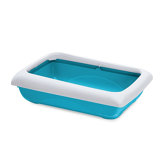 Imac Dua Kedi Tuvaleti ve Kürek 59 x 40 x 28 Cm - Mavi - 1