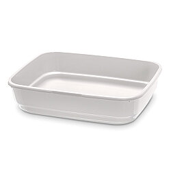 Imac Felix Açık Kedi Tuvaleti 49,5 x 39 x 12 Cm - Beyaz - IMac