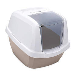 Imac Maddy Kapalı Kedi Tuvaleti 65 x 47,5 x 47,5 Cm - Bej - IMac