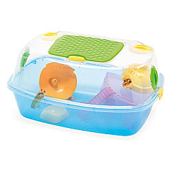 Imac Yo-yo Plus Plastik Hamster Kafesi 54 x 39 x 27 Cm - Mavi - Imac