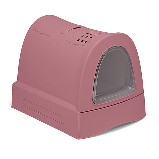 Imac Zuma Torbalı Kapalı Kedi Tuvaleti 56 x 40 x 42,5 Cm - Pembe - 1