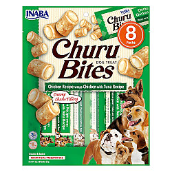 Inaba Churu Bites Tavuklu ve Ton Balıklı Köpek Ödül Maması 8 x 12 Gr - Inaba