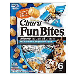Inaba Churu Fun Bites Sticks Tavuk Sargılı Peynirli Köpek Ödül Maması 6lı Paket - Inaba