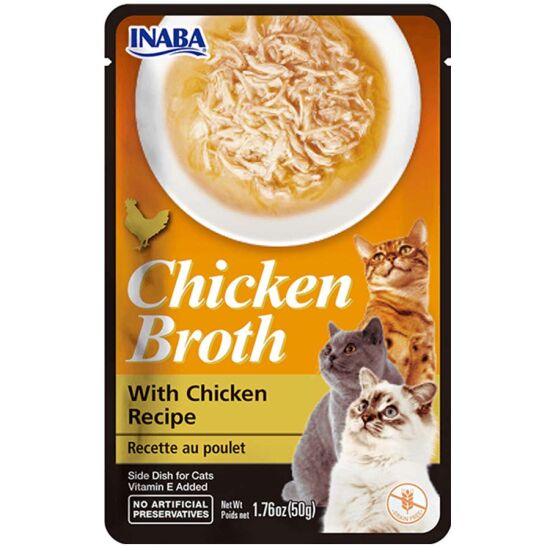 Inaba Ciao Chicken Broth Tavuk Sulu ve Tavuklu Kedi Çorbası 50 Gr - 1