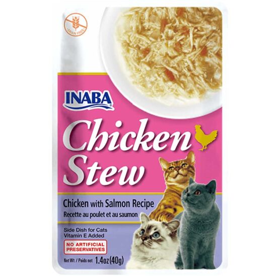 Inaba Ciao Chicken Stew Tavuk Güveç ve Somonlu Pate 40 Gr - 1