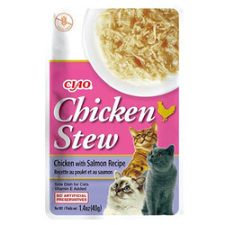 Inaba - Inaba Ciao Chicken Stew Tavuk Güveç ve Somonlu Pate 40 Gr