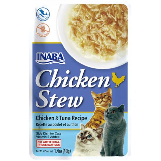 Inaba Ciao Chicken Stew Tavuk Güveç ve Ton Balıklı Pate 40 Gr - 1
