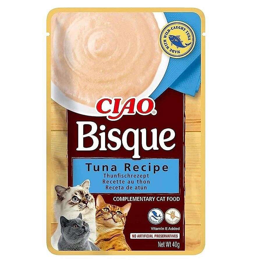 Inaba Ciao Churu Bisque Ton Balıklı Kedi Ödül Kreması 40 Gr