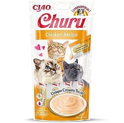 Inaba Ciao Churu Cream Tavuklu Kedi Ödül Kreması 4 x 14 Gr - Inaba