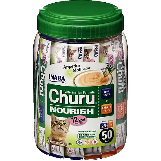 Inaba Ciao Churu Cream Tuna ve Tavuklu Besleyici Kedi Ödül Kreması 50 x 14 Gr - 2
