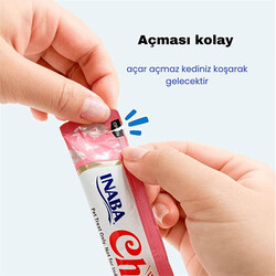 Inaba Ciao Churu Hairball Tüy Yumağı Kontrollü Ton Balıklı Ödül Maması 4 x 14 Gr - Thumbnail