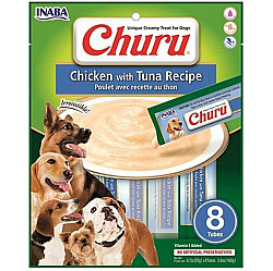Inaba Ciao Churu Ton Balıklı ve Tavuklu Tamamlayacı Köpek Ödül Maması 8 x 20 Gr - Inaba