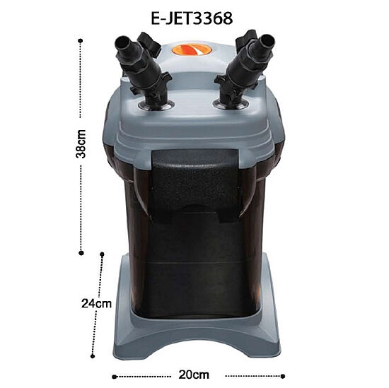 Jet 3368 Akvaryum Dış Filtre 1650 L/h - 1
