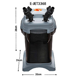 Jet 3368 Akvaryum Dış Filtre 1650 L/h - Ejet