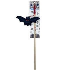 Jooys - Jooys 50799 Kumaş Yarasa Figürlü Tahta Kedi Oltası 40 Cm