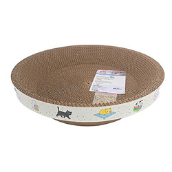 Jooys - Jooys 53363 Elips Karton Kedi Tırmalama 35 x 35 x 8 Cm