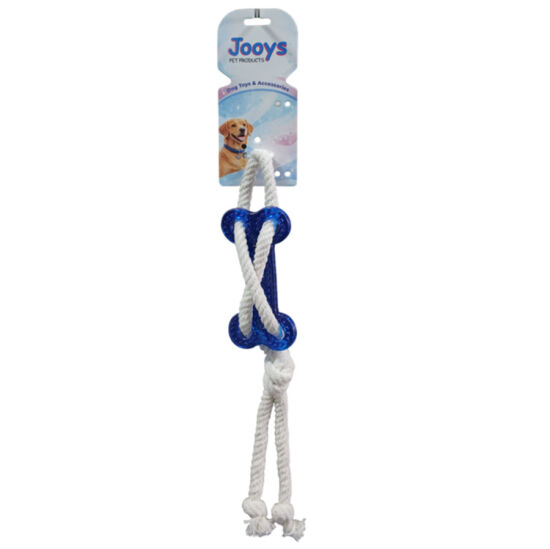 Jooys İpli Kemik Köpek Oyuncağı 30 Cm - 1