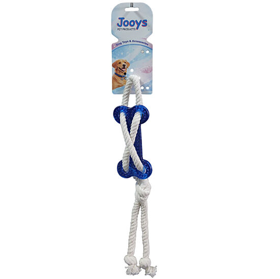 Jooys İpli Kemik Köpek Oyuncağı 30 Cm - 1