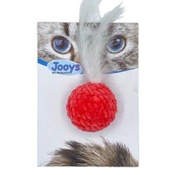 Jooys Kadife Top Sesli Kedi Oyuncağı 5x5 Cm - Thumbnail
