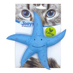 Jooys Kumaş Catnip (Kedi Otlu) Deniz Yıldızı Kedi Oyuncağı 14x14 Cm - Jooys