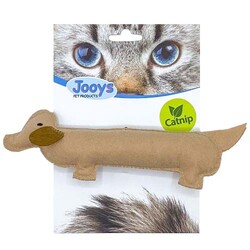 Jooys Kumaş Catnip (Kedi Otlu) Sosis Köpek Kedi Oyuncağı 19x3,5 Cm - Jooys