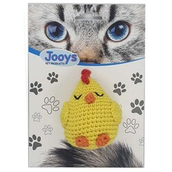 Jooys Örgü Civciv Figürlü Kedi Oyuncağı - Jooys