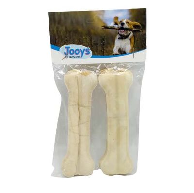 Jooys Press Beyaz Kemik Köpek Ödülü (2'li Paket) - 16 Cm