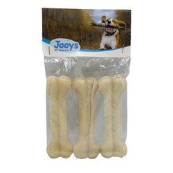Jooys Press Beyaz Kemik Köpek Ödülü (3lü Paket) - 12 Cm - Jooys