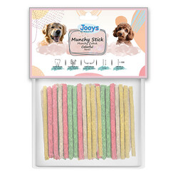 Jooys - Jooys Renkli Munchy Çubuk 12 Cm - 100 lü Paket