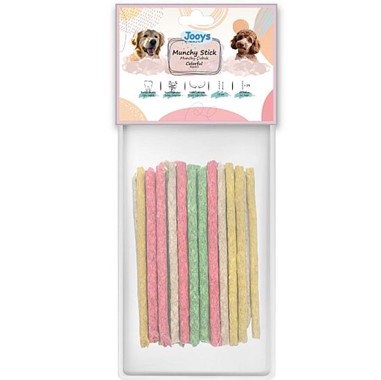 Jooys Renkli Munchy Çubuk 12 Cm - 25 li Paket - 1