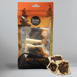 Jose Dog 801183 Sığır Eti Kaplama Cips Köpek Ödülü 60 Gr - (3lü Paket) - Jose Dog