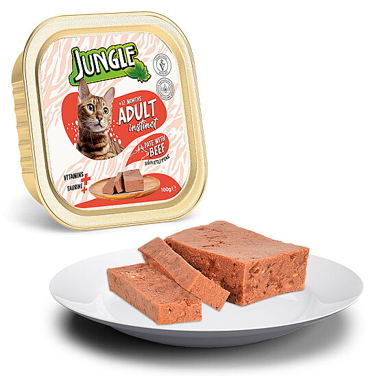 Jungle Dana Etli Ezme Pate Kedi Yaş Maması 100 Gr - 2