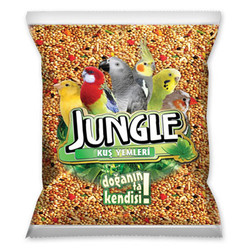 Jungle - Jungle Poşet Muhabbet Kuşu Yemi 500 Gr