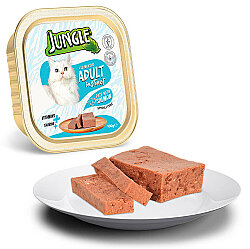 Jungle Somon Balıklı Ezme Pate Kedi Yaş Maması 100 Gr - 2