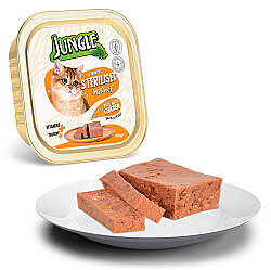 Jungle Sterilised Tavuk Etli Ezme Pate Kısırlaştırılmış Kedi Yaş Maması 100 Gr - 2