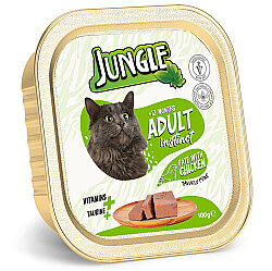 Jungle Tavuk Etli Ezme Pate Kedi Yaş Maması 100 Gr - Jungle