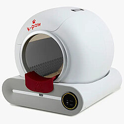 K-Paw Ki-Litter Box Akıllı Kedi Tuvaleti - Bordo - K-Paw