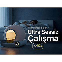 K-Paw Ki-Litter Box Akıllı Kedi Tuvaleti - Bordo - 6