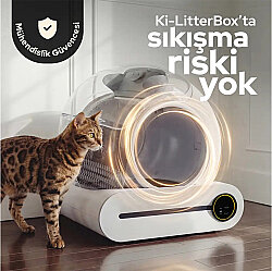 K-Paw Ki-Litter Box Akıllı Kedi Tuvaleti - Lacivert - 4