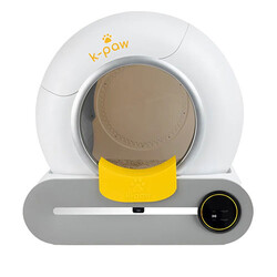 K-Paw - K-Paw Ki-Litter Box Akıllı Kedi Tuvaleti - Sarı