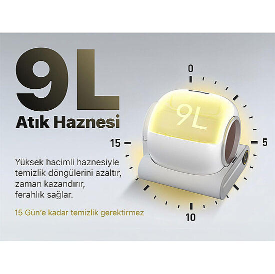 K-Paw Ki-Litter Box Akıllı Kedi Tuvaleti - Yeşil - 8
