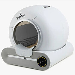 K-Paw Ki-Litter Box Akıllı Kedi Tuvaleti - Beyaz - K-Paw