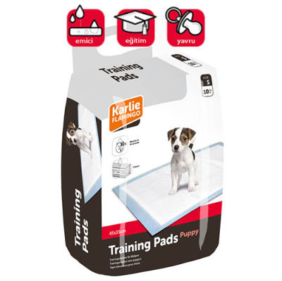 Karlie Yavru Köpek Tuvalet Eğitim Pedi 45 x 35 Cm (10 Paket)