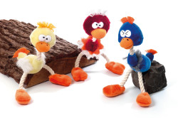 Karlie - Karlie 45935 Peluş Kuş Renkli Stres İpi 30 x 10 Cm