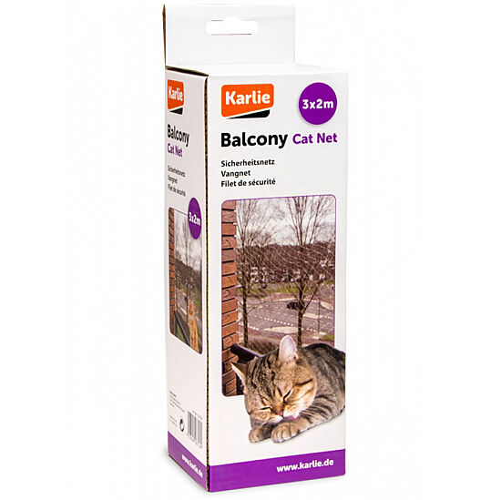 Karlie Kedi İçin Balkon Ağı 3m X 2m - 1