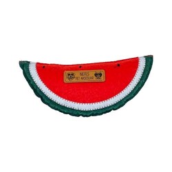 Karpuz Figürlü Keçe Catnip (Kedi Otlu) Kedi Oyuncağı 21 x 9 Cm - Diğer / Other